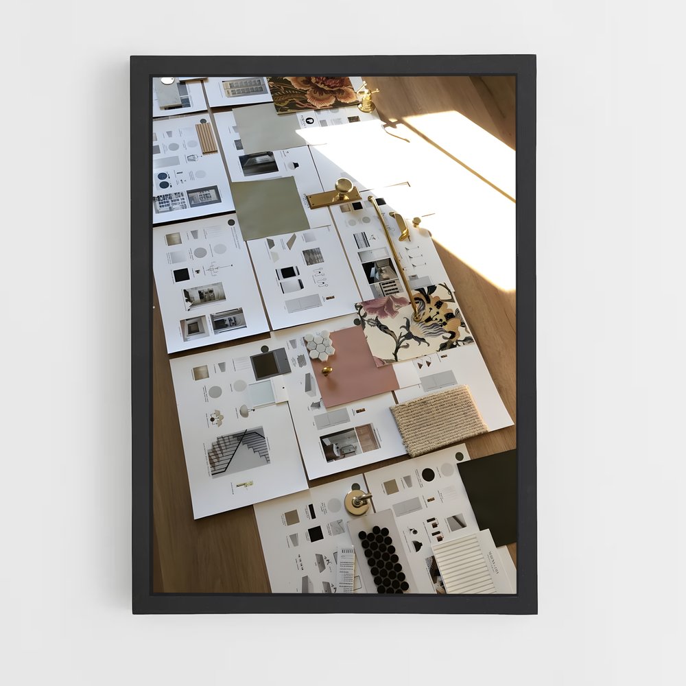 ap-interior designer-3 cadre Noir