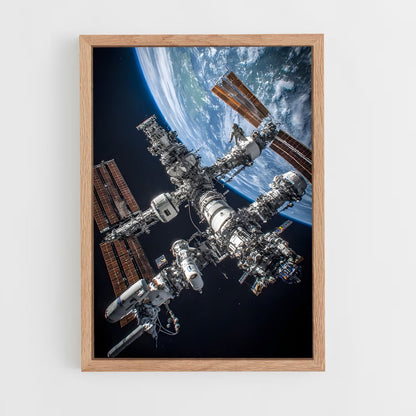 ap-international space station iss-1 cadre Bois clair