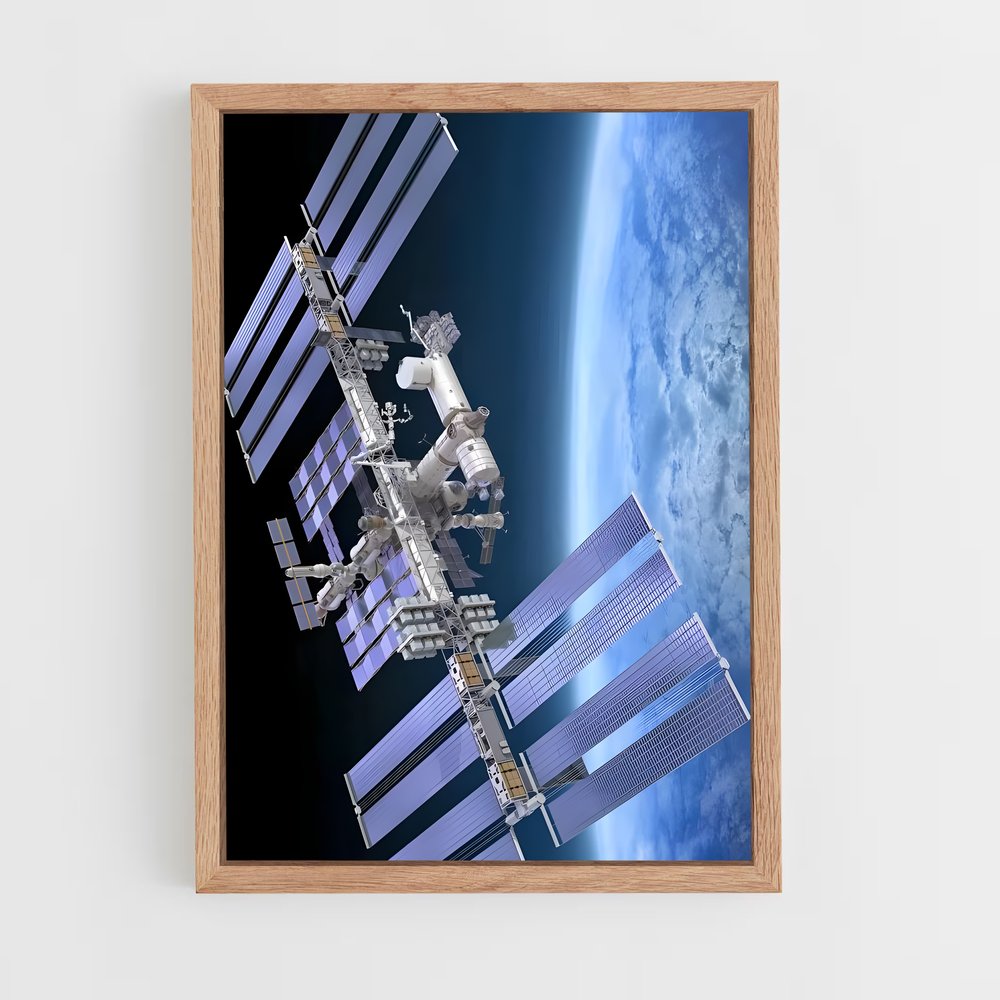 ap-international space station iss-3 cadre Bois clair