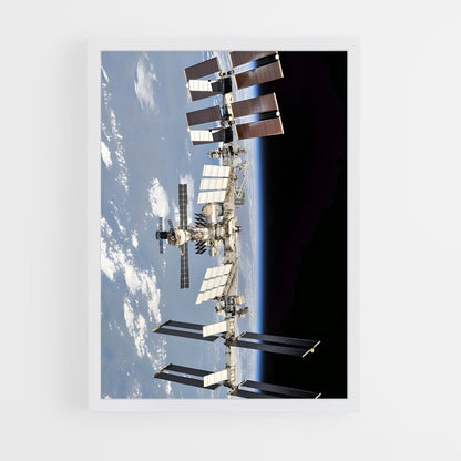ap-international space station iss-4 cadre Blanc