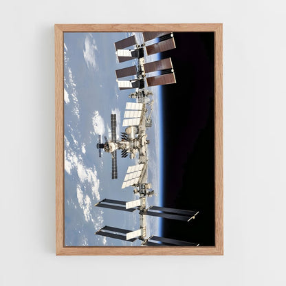 ap-international space station iss-4 cadre Bois clair
