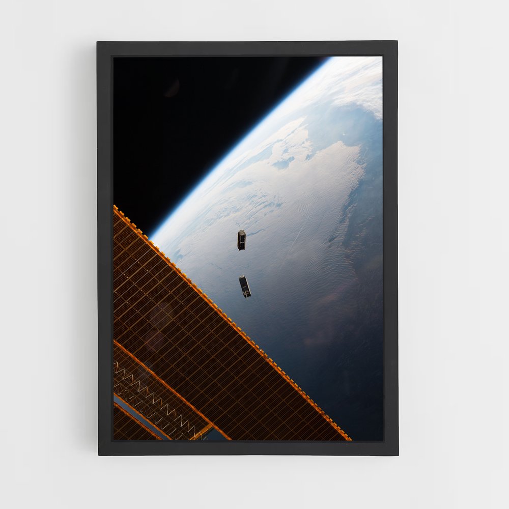 ap-international space station iss-6 cadre Noir
