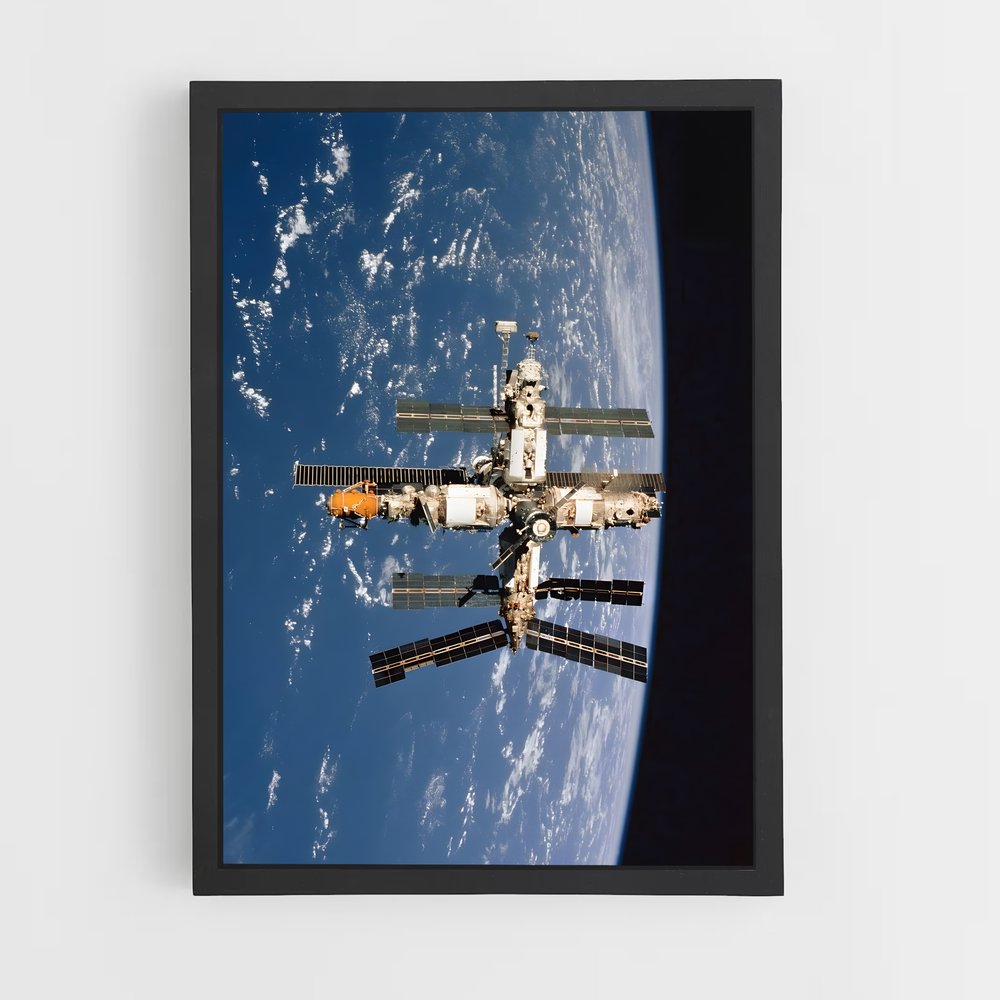 ap-international space station iss-7 cadre Noir