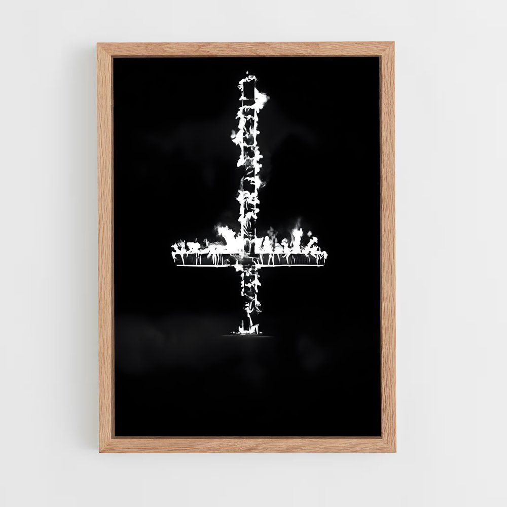 ap-inverted cross-4 cadre Bois clair