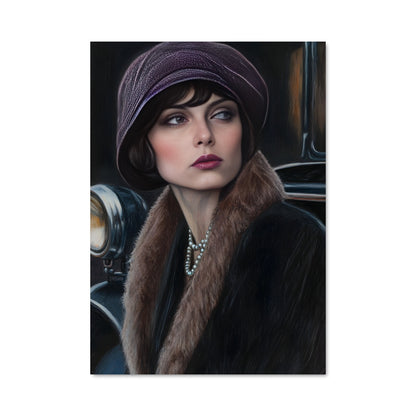 Poster Femme en Fourrure