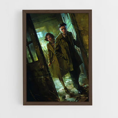 ap-investigators-5 cadre Bois foncé