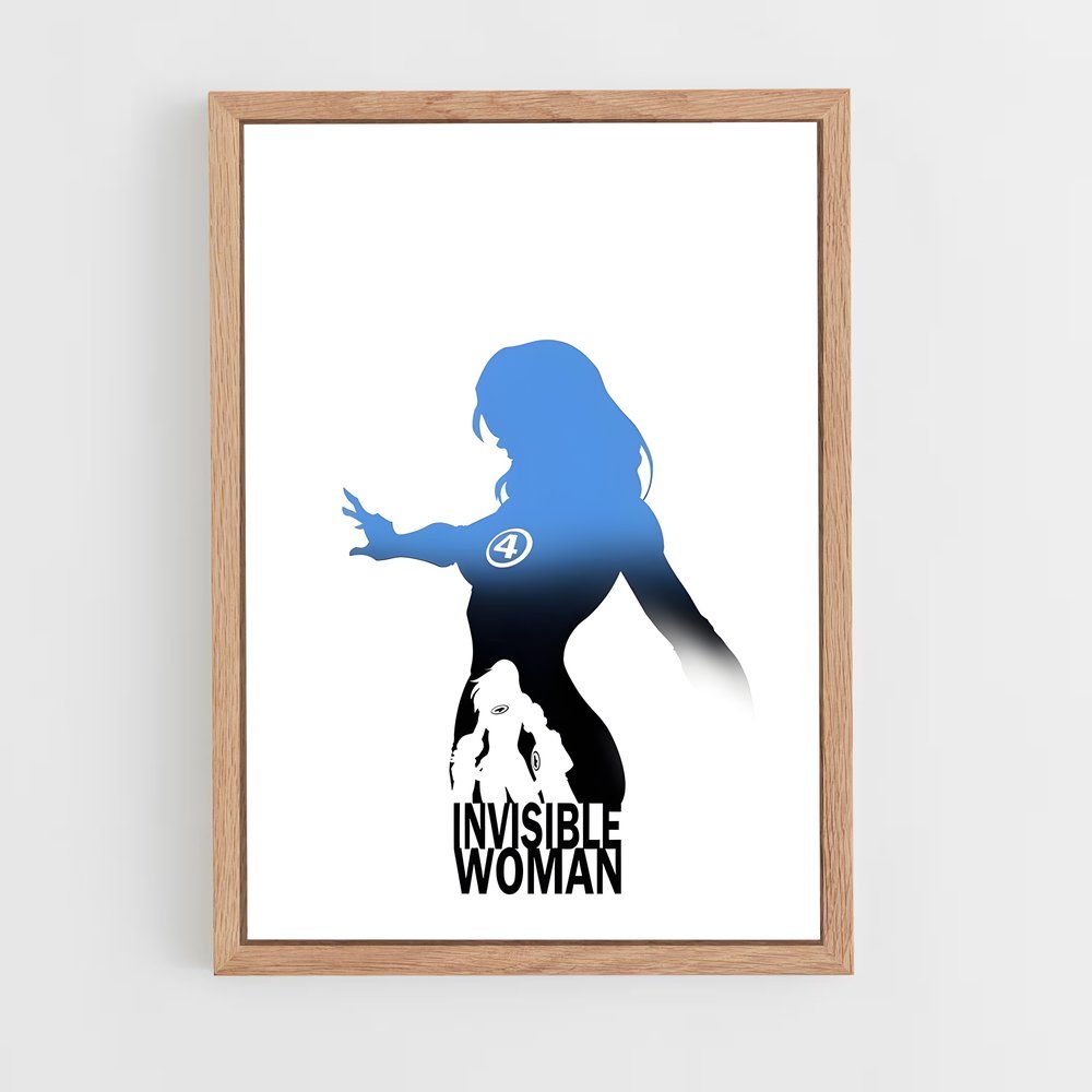 ap-invisible woman sue storm-2 cadre Bois clair