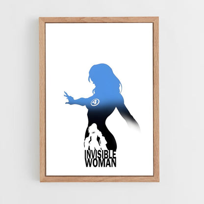ap-invisible woman sue storm-2 cadre Bois clair