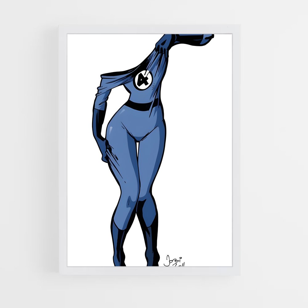 ap-invisible woman sue storm-6 cadre Blanc