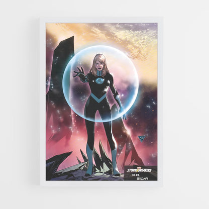 ap-invisible woman sue storm-7 cadre Blanc