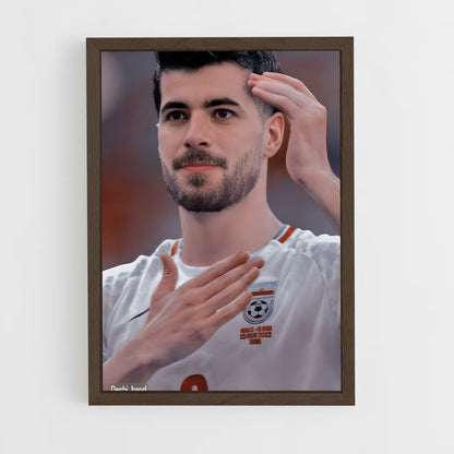 ap-iran national football team-12 cadre Bois foncé