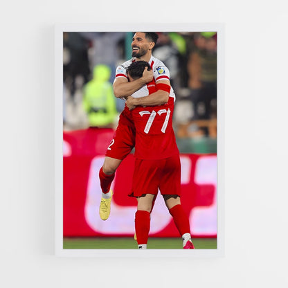 ap-iran national football team-4 cadre Blanc