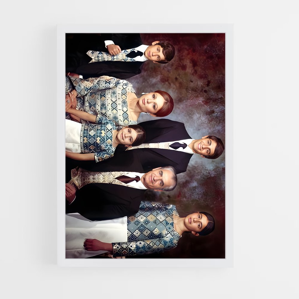 ap-iranian royal family-2 cadre Blanc