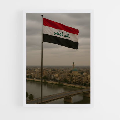 ap-iraq flag-2 cadre Blanc