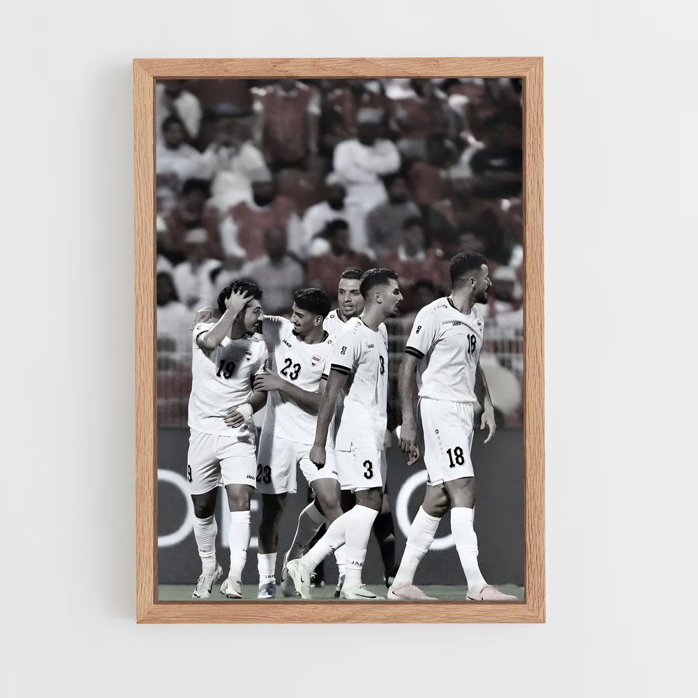 ap-iraq national football team-1 cadre Bois clair