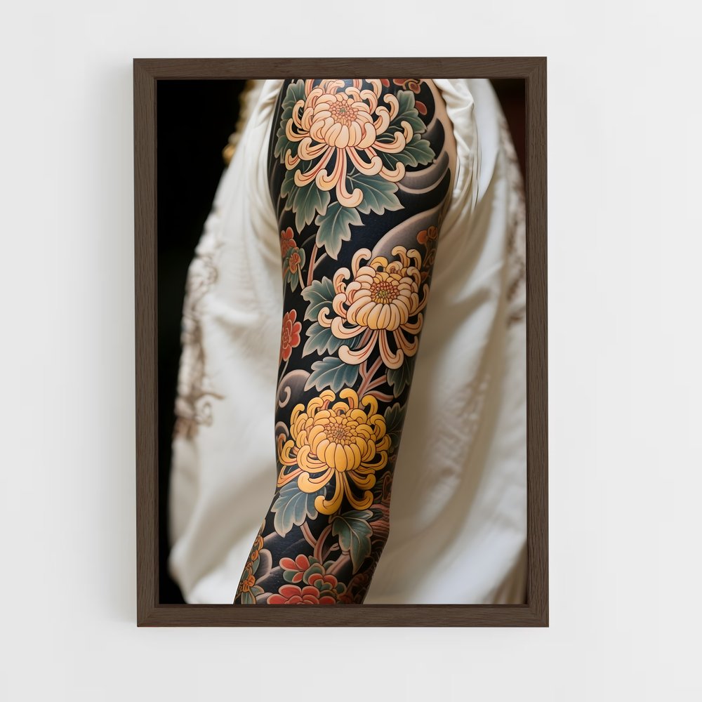 ap-irezumi-3 cadre Bois foncé