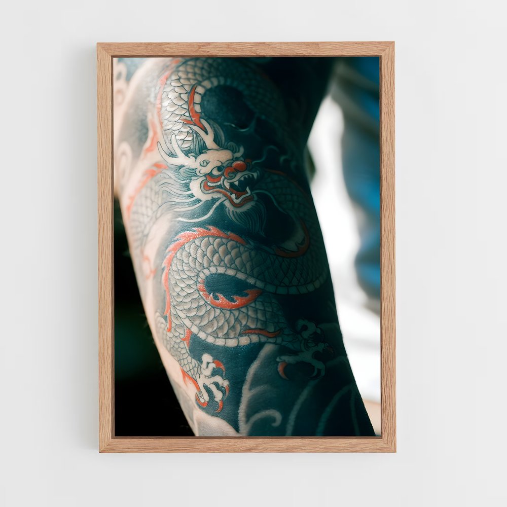 ap-irezumi-5 cadre Bois clair