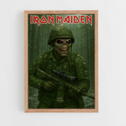 ap-iron maiden-3 cadre Bois clair