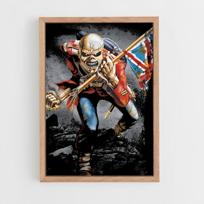 ap-iron maiden-4 cadre Bois clair