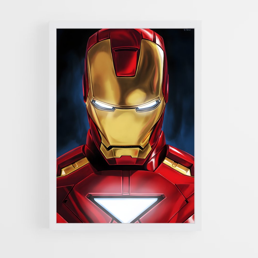 ap-iron man-11 cadre Blanc
