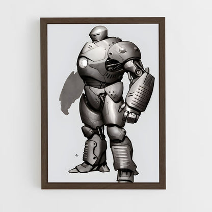 ap-iron monger-8 cadre Bois foncé