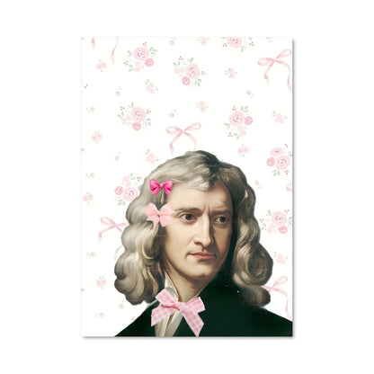Poster Newton en Rose