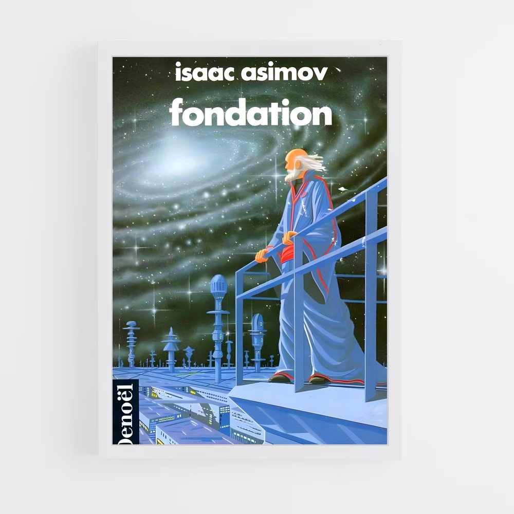 ap-isaac asimov-4 cadre Blanc