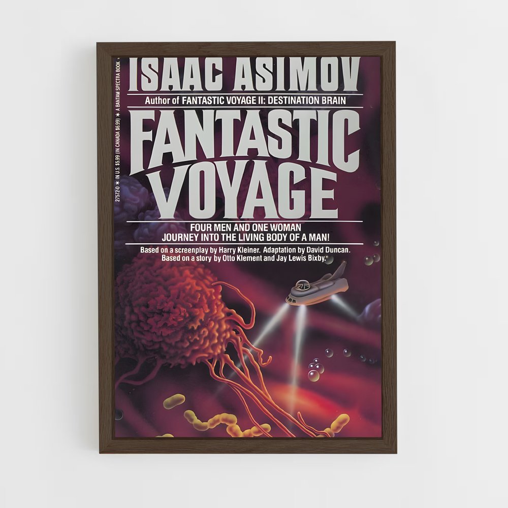 ap-isaac asimov-6 cadre Bois foncé