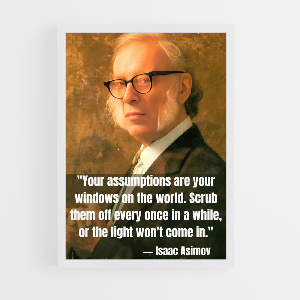 ap-isaac asimov-7 cadre Blanc
