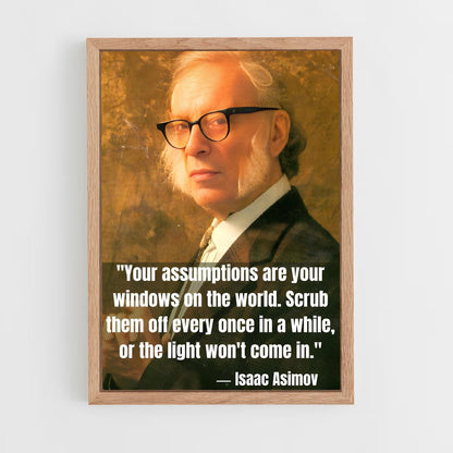 ap-isaac asimov-7 cadre Bois clair