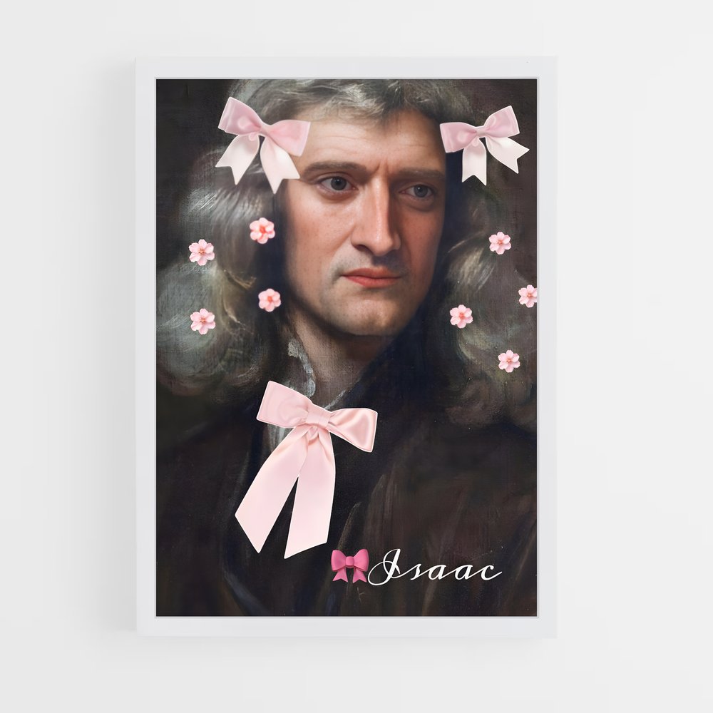 ap-isaac newton-1 cadre Blanc