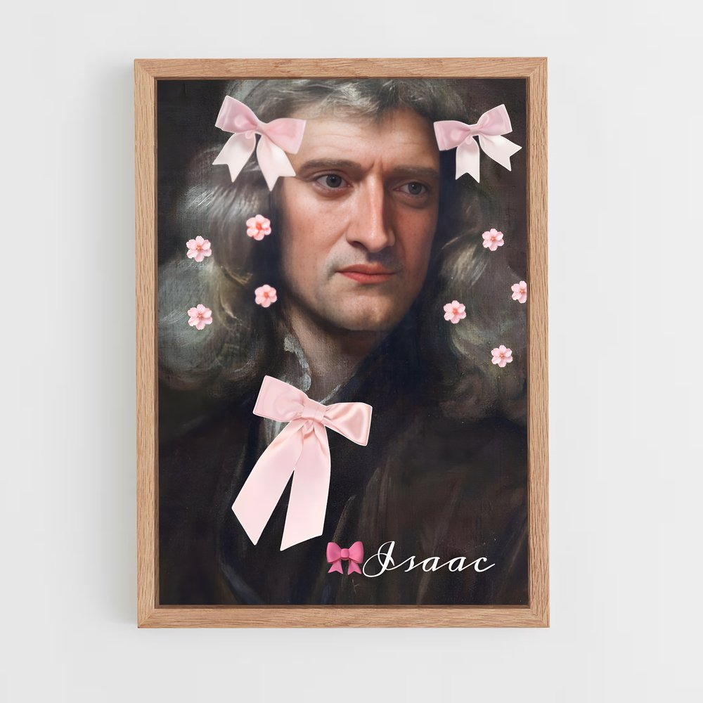 ap-isaac newton-1 cadre Bois clair