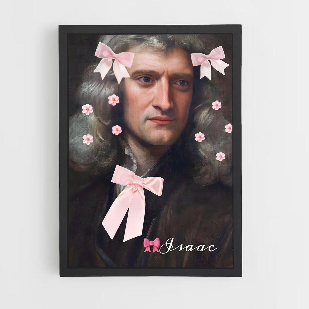 ap-isaac newton-1 cadre Noir