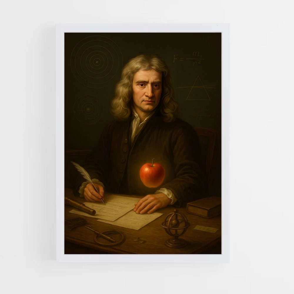 ap-isaac newton-2 cadre Blanc