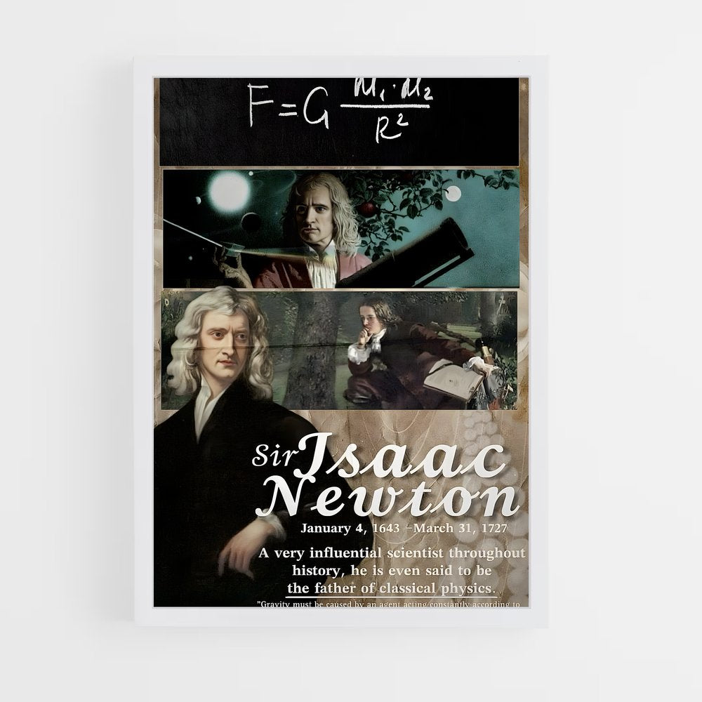 ap-isaac newton-3 cadre Blanc