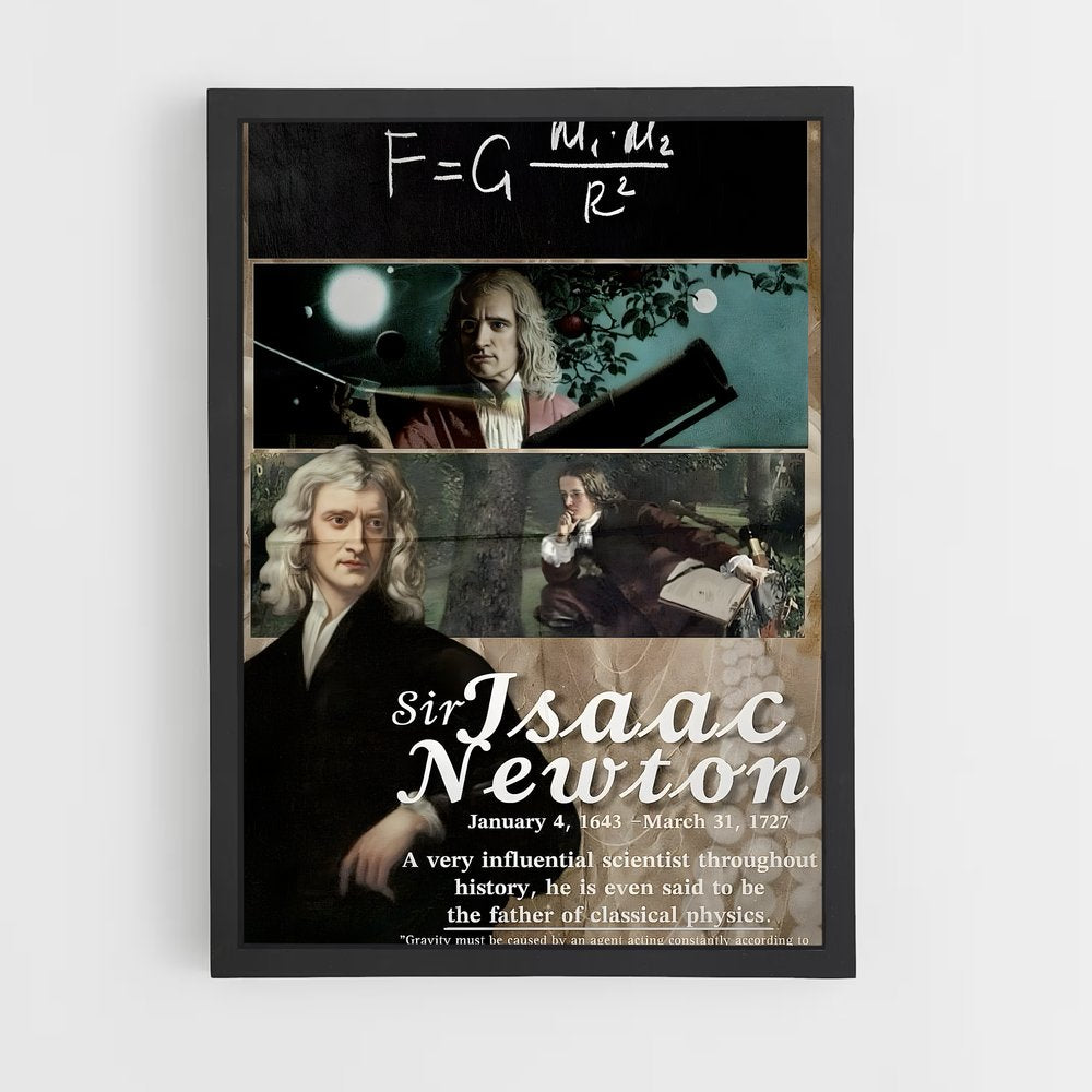 ap-isaac newton-3 cadre Noir