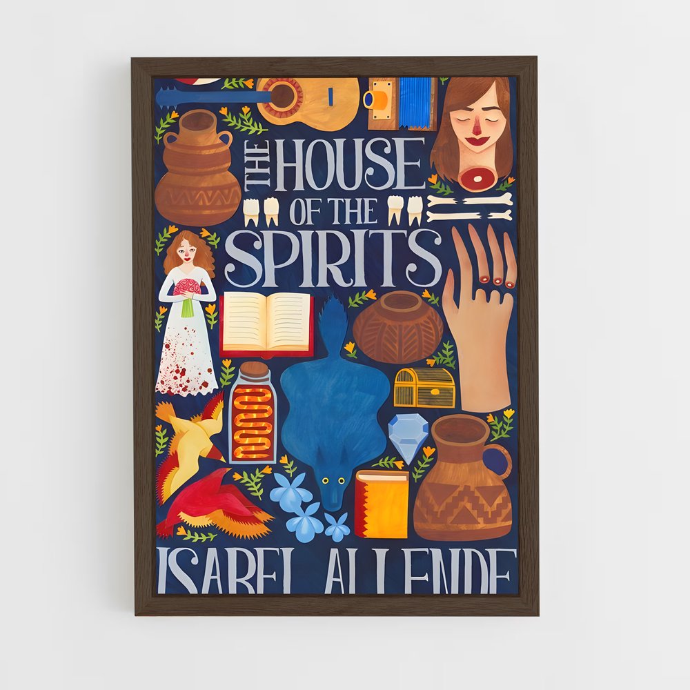 ap-isabel allende-2 cadre Bois foncé