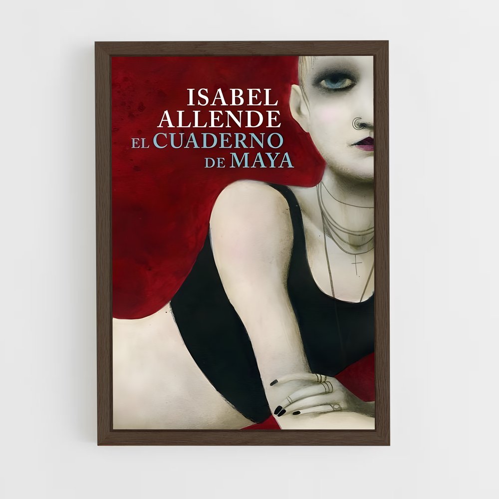 ap-isabel allende-4 cadre Bois foncé