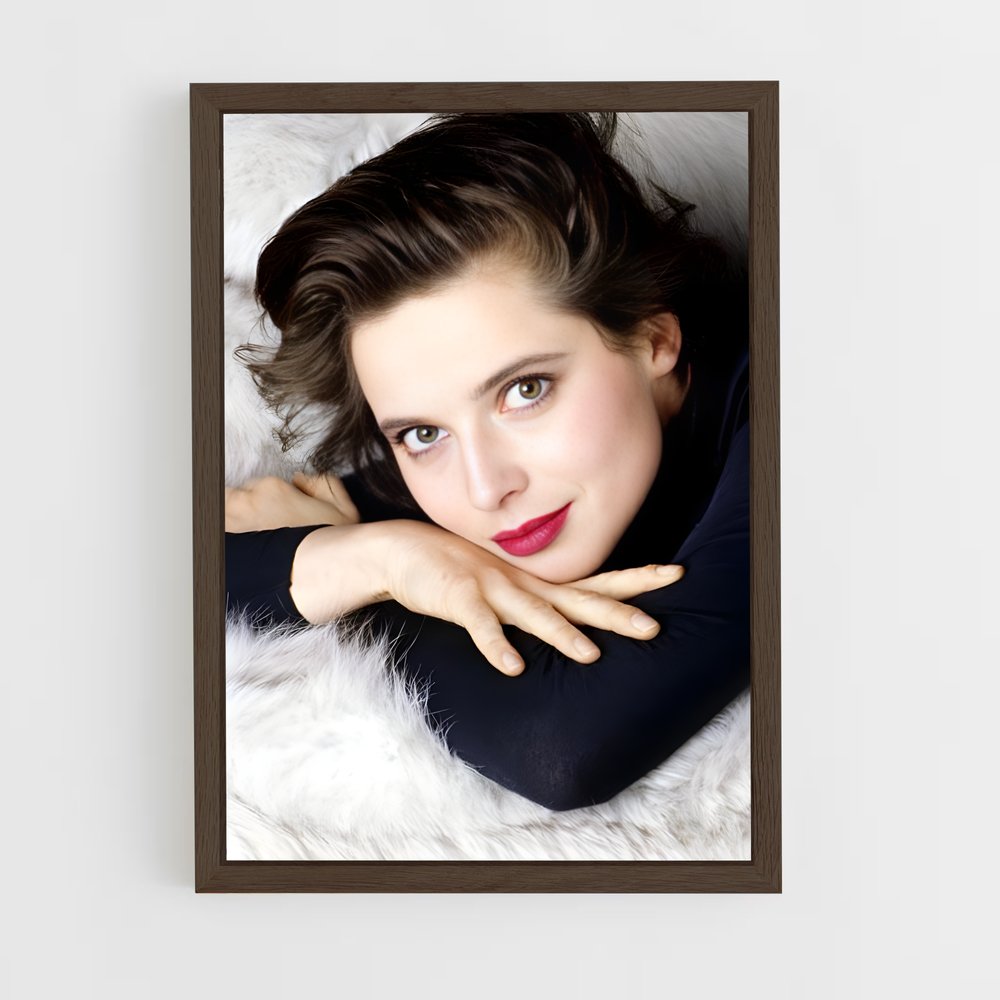 ap-isabella rossellini-6 cadre Bois foncé