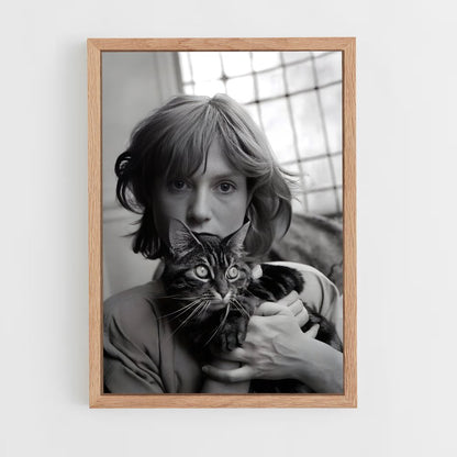 ap-isabelle huppert-7 cadre Bois clair