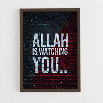 ap-islam-4 cadre Bois foncé