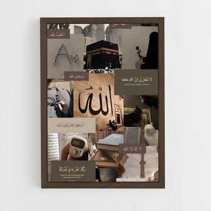 ap-islam-6 cadre Bois foncé