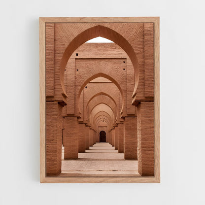 ap-islamic architecture-13 cadre Bois clair