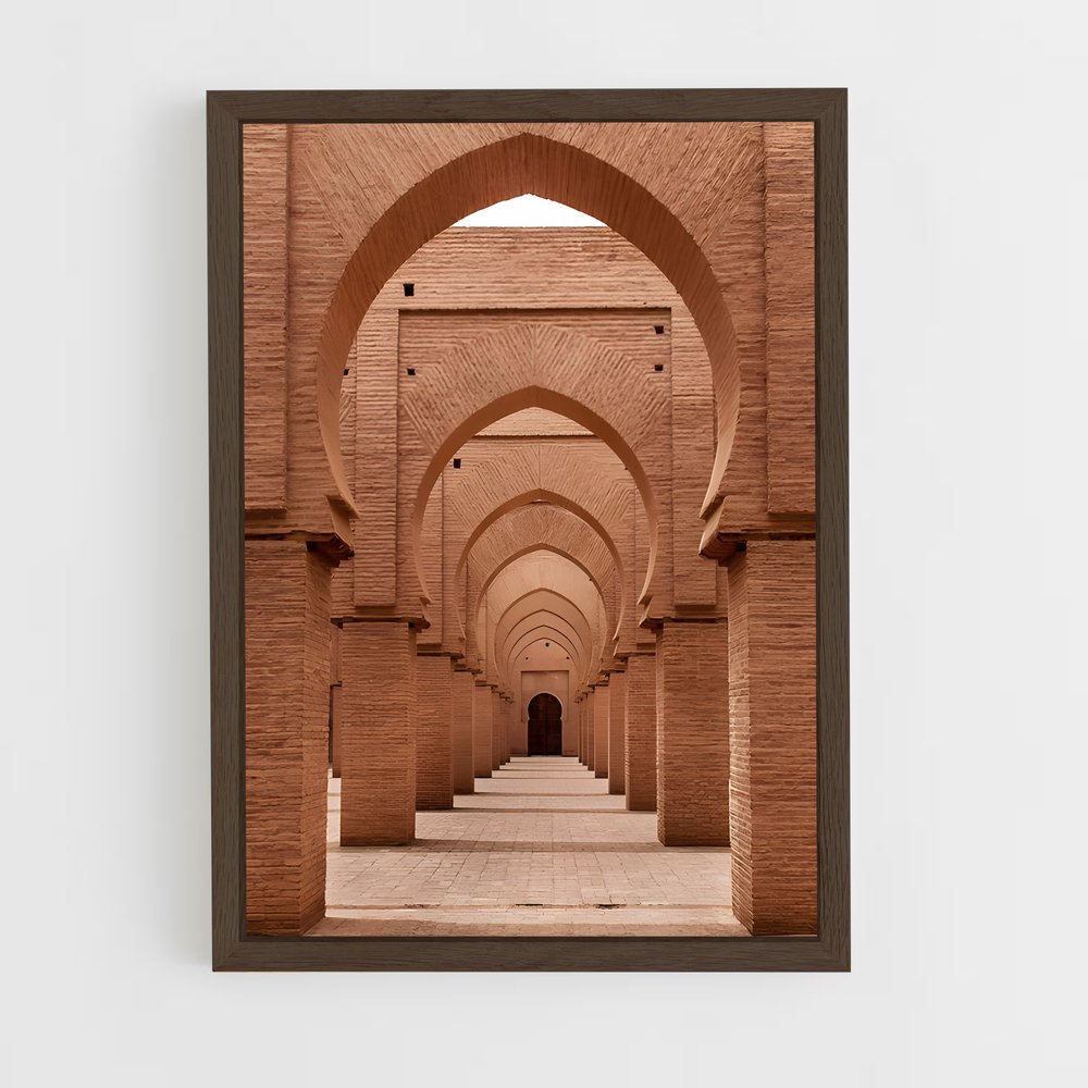 ap-islamic architecture-13 cadre Bois foncé