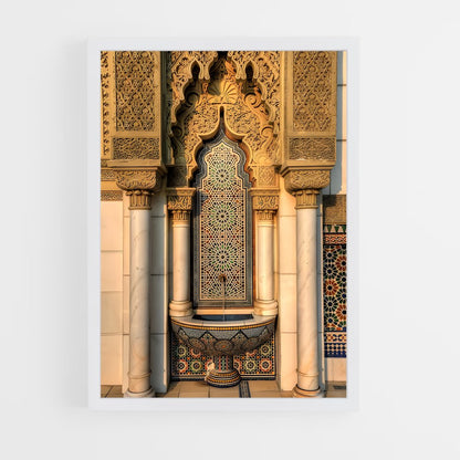 ap-islamic architecture-15 cadre Blanc
