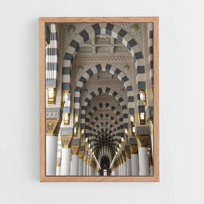 ap-islamic architecture-17 cadre Bois clair