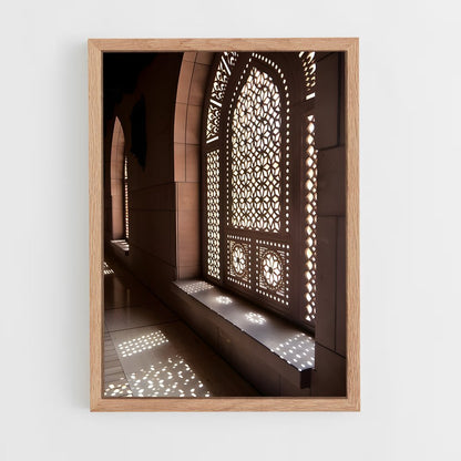 ap-islamic architecture-4 cadre Bois clair