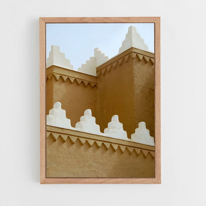 ap-islamic architecture-8 cadre Bois clair