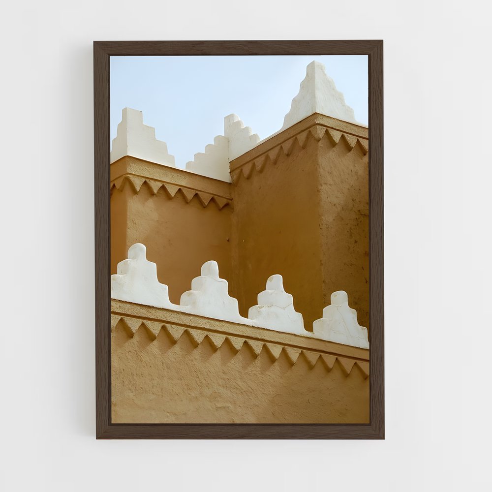 ap-islamic architecture-8 cadre Bois foncé