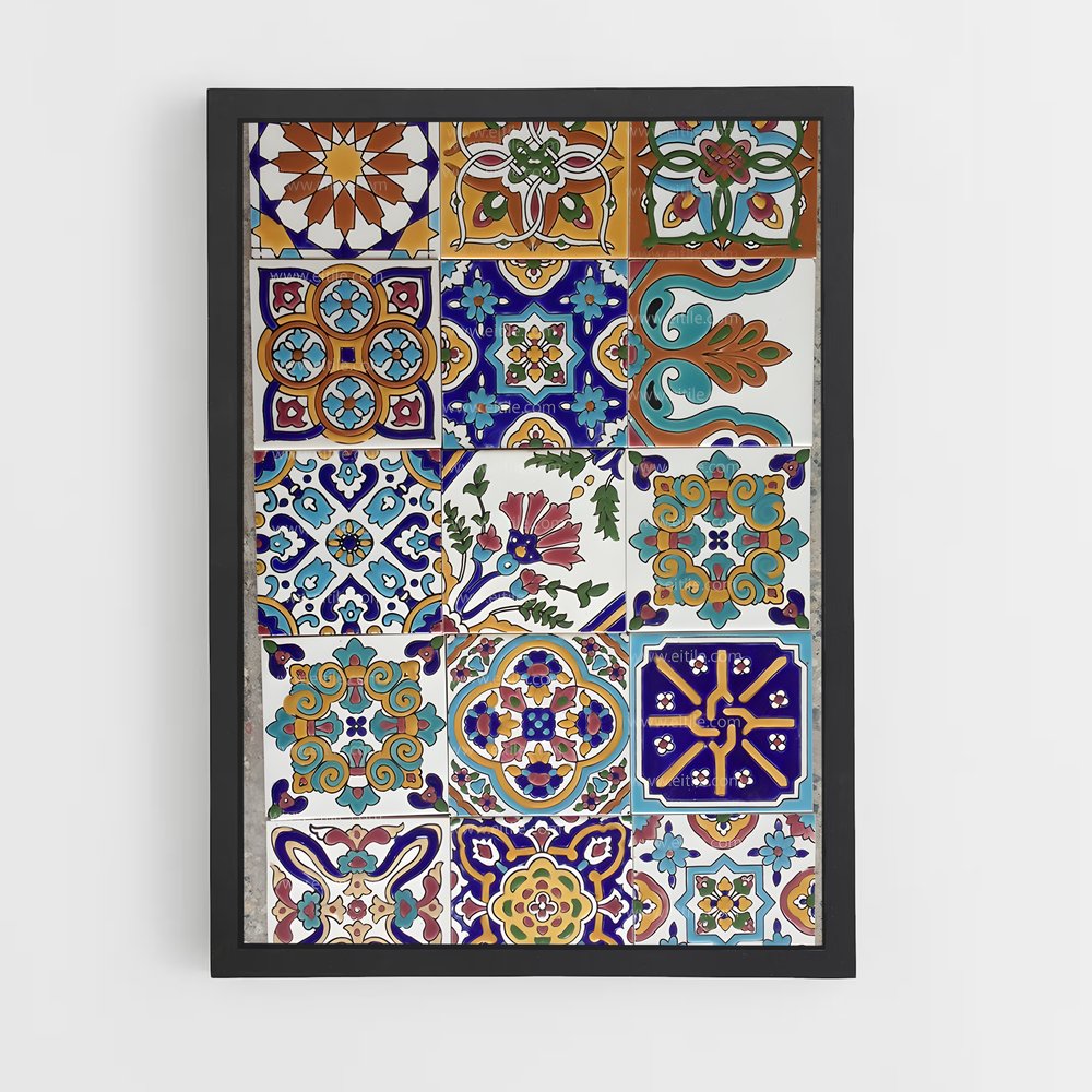 ap-islamic tiles-5 cadre Noir